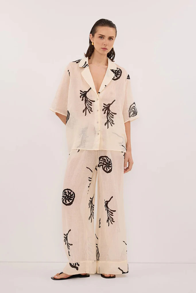 POSITANO SANDSTONE RAMIE SHIRT | DISSH