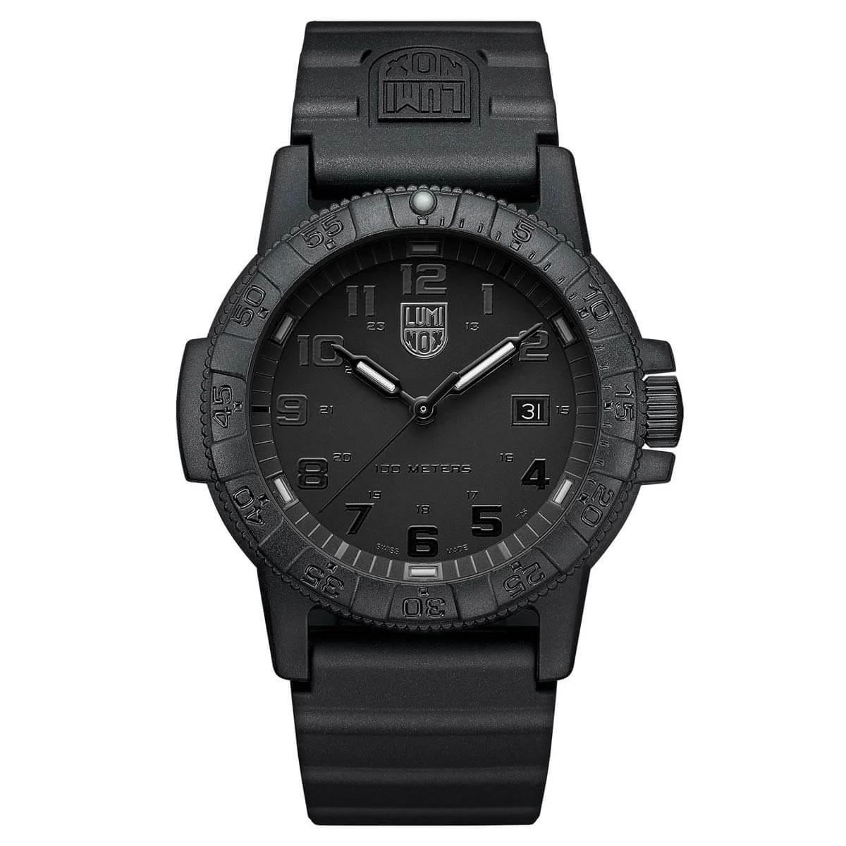 Luminox Men's 44mm Black Silicone Band Carbon Fiber Case Quartz Analog Watch 0321.BO - Walmart.co... | Walmart (US)