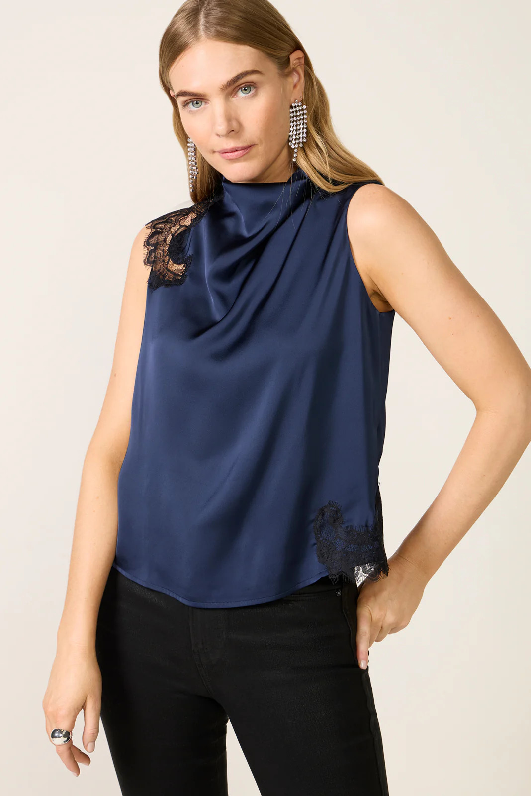 Lilly Lace Trim Top | Evereve