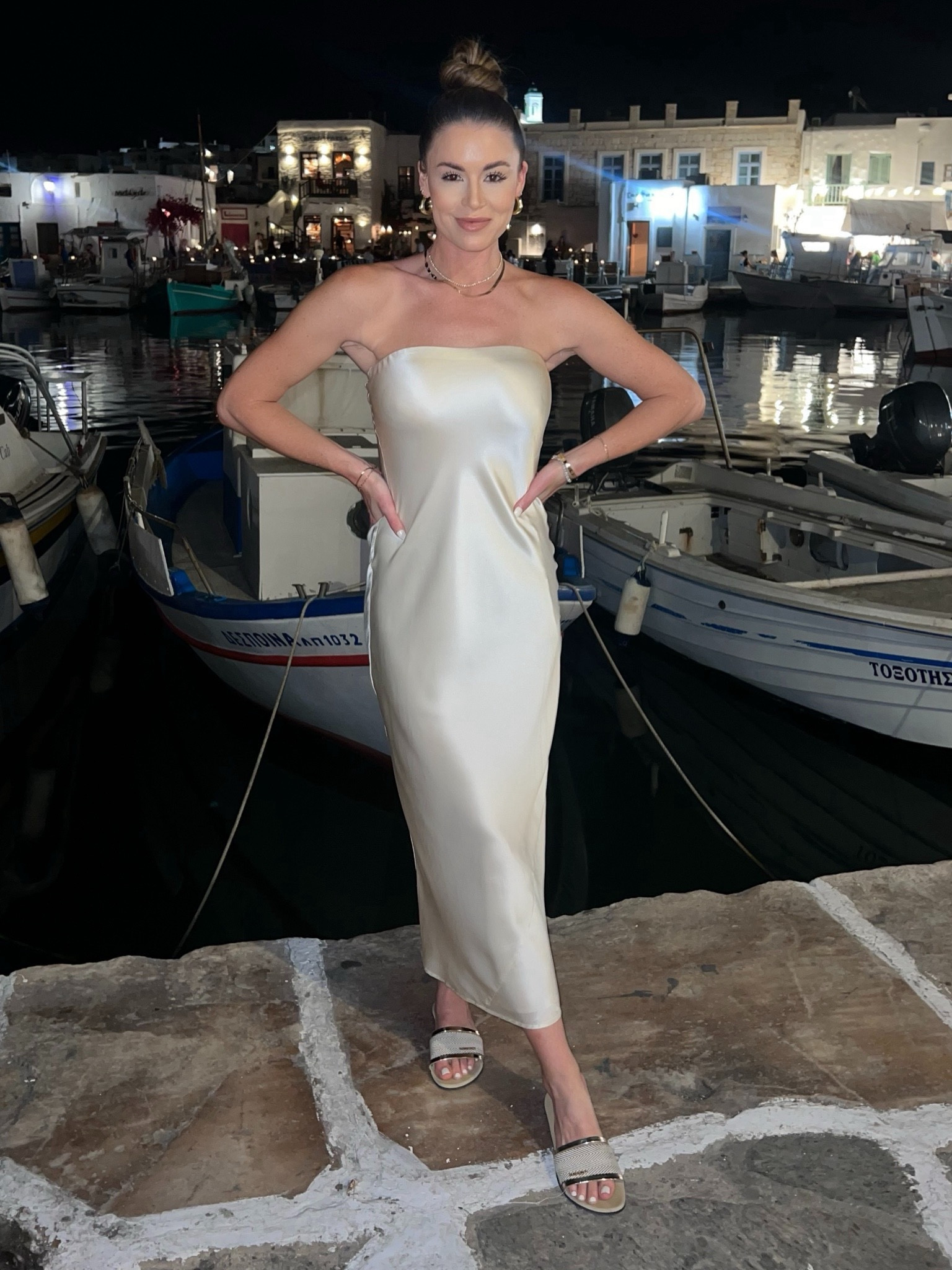 The perfect bridal shower or rehearsal dinner dress 

Wedding 
Bride 
Bachelorette 
Spring outfits 
White dress 
Champagne 

#LTKwedding #LTKstyletip #LTKparties