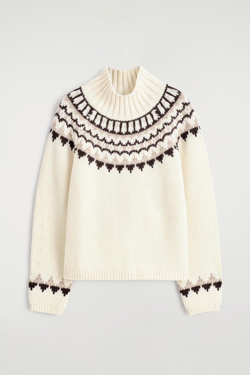 Fair Isle Wool-Cashmere Sweater | COS (US)