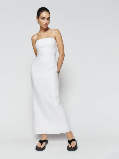 Frankie Linen Dress | Reformation (Global)