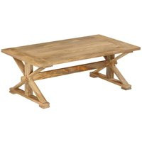 Aurelius Solid Mango Wood Coffee Table by Union Rustic - Brown | ManoMano UK