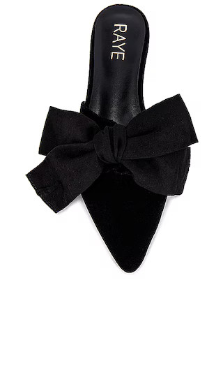 Magnolia Slide in Black Velvet | Revolve Clothing (Global)