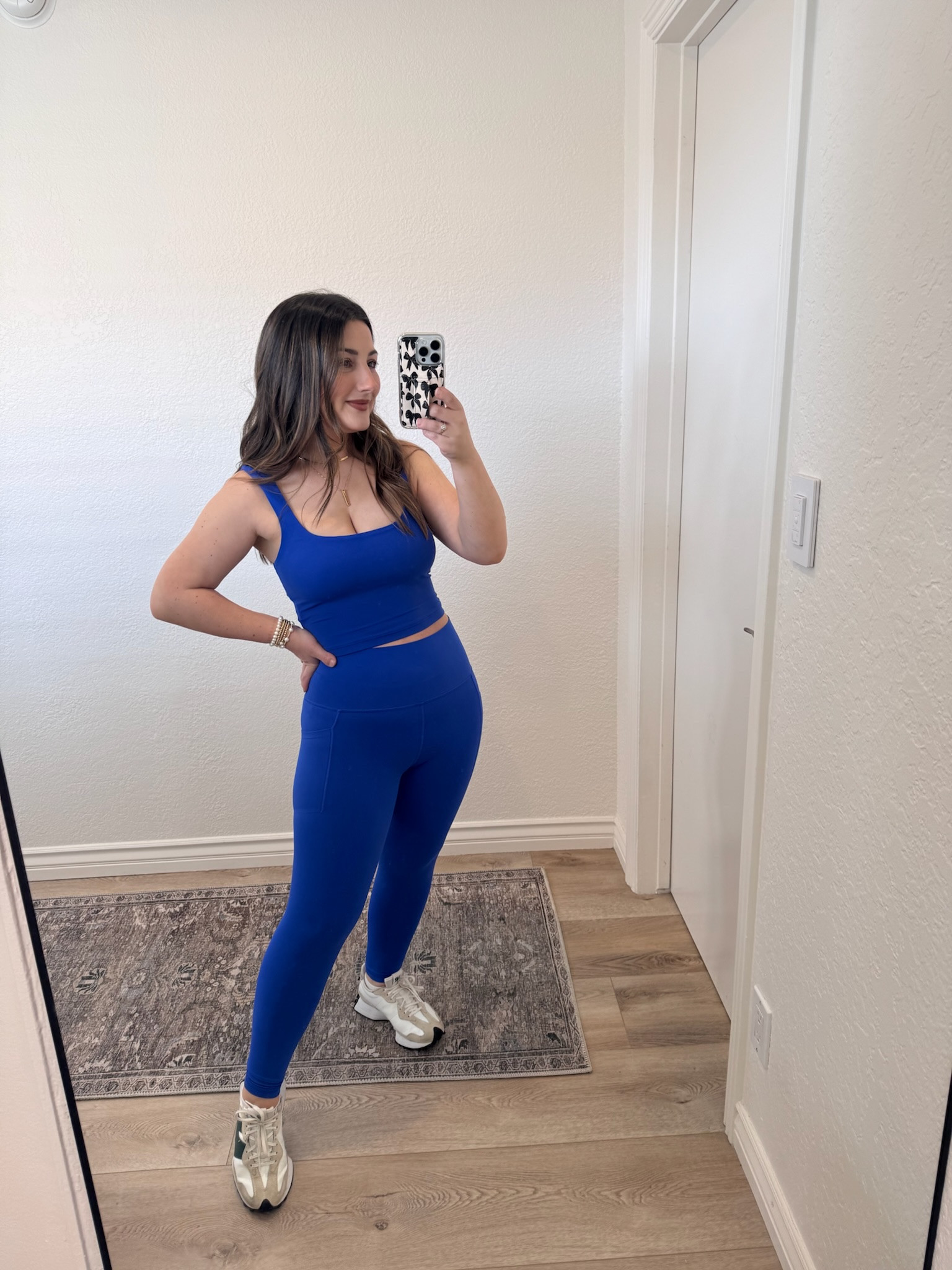 Petite activewear! 

5’0” 140lbs 

Square neck crop sports bra in color varsity size small 

High Rise leggings in color varsity size small petite


#LTKActive #LTKFindsUnder100 #LTKPetite