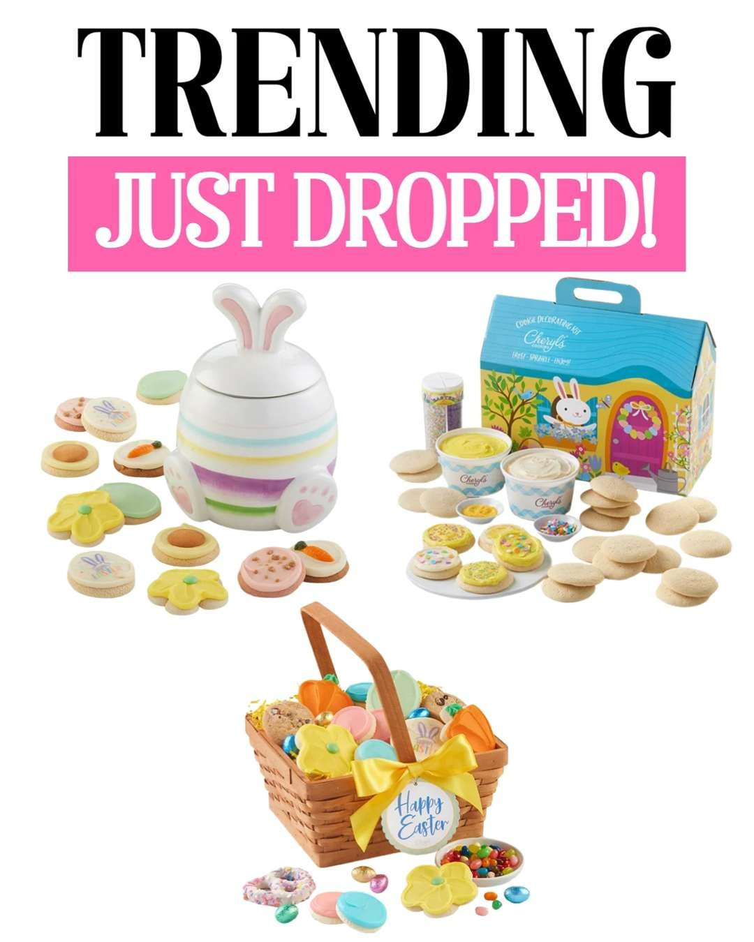 Sweet, festive, and perfect for gifting! 🐣🍪 These Easter cookie gift baskets from Cheryl’s Cookies are filled with delicious, beautifully decorated treats that are almost too cute to eat. A fun and thoughtful way to surprise family, friends, or anyone who loves a sweet Easter treat! 💐✨

#LTKGiftIdeas #LTKEaster #LTKFoodie #LTKSeasonal #LTKSpring 

 #LTKfoodie #LTKSeasonal