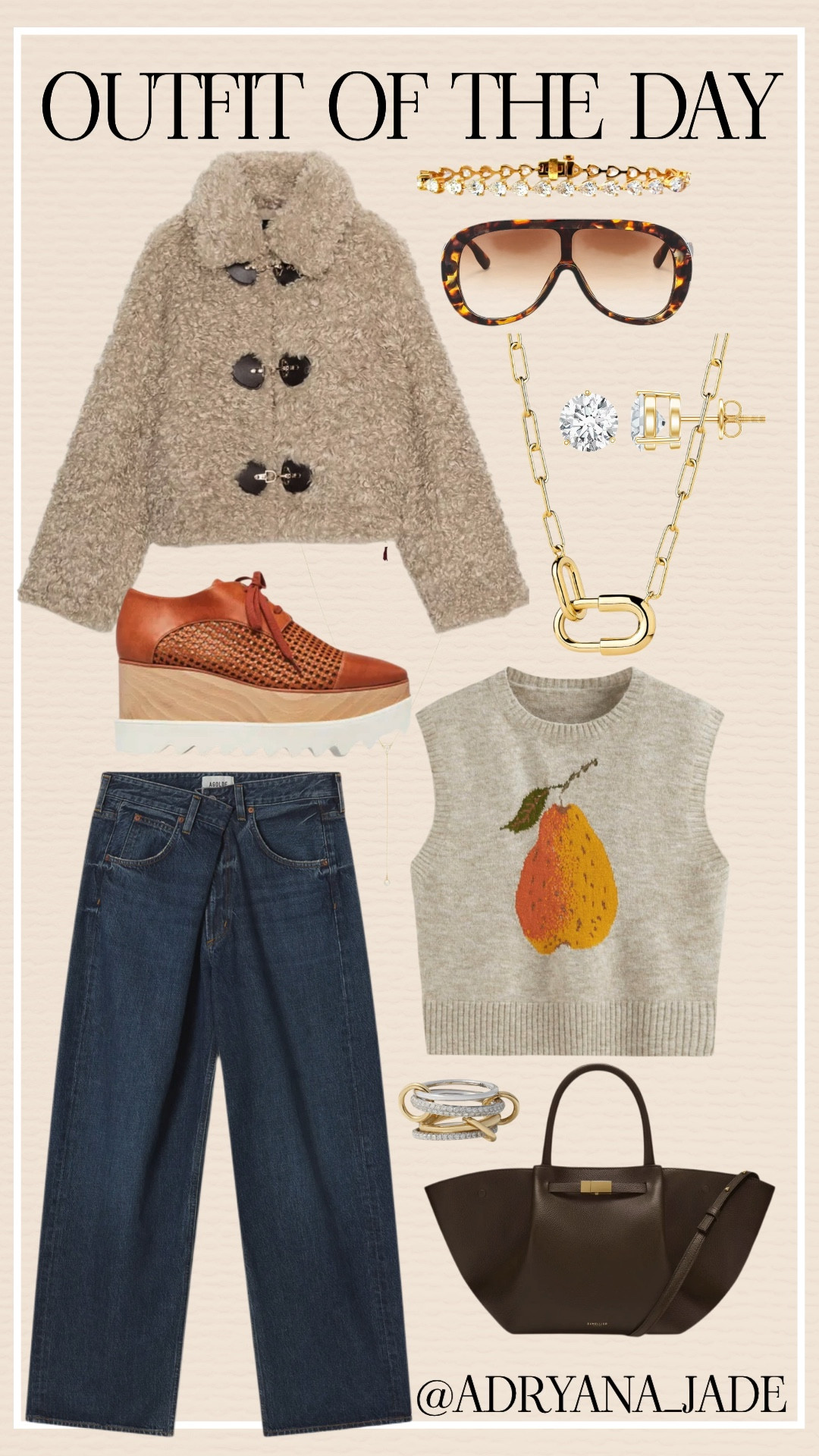 LOOK OF THE DAY ❤️ Jeans, a sweater vest, a furry jacket, and old platform loafers — because style doesn’t have to be new to feel good.
I’m dancing because I’m alive. Because joy is a choice. And because life gets lighter when you focus on what you do have, not what you don’t. ✨ Linking my look for you in LTK. 

#styleover50 #womenover50 #over50andFabulous #over50fashion #midlifewomen 



#LTKootd #LTKOver40 #LTKMidsize