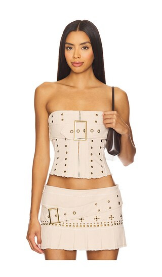 Mason Corset in Beige | Revolve Clothing (Global)