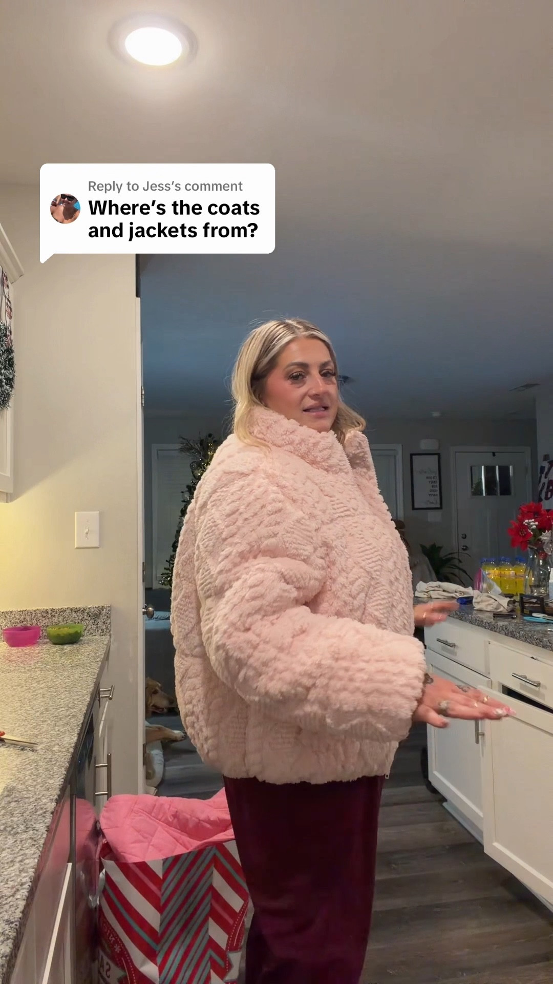 Love this pink coat and jacket I got for Christmas! 

#LTKFindsUnder100 #LTKTravel #LTKOver40