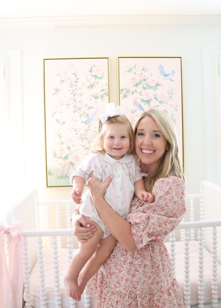 What do you think of Betsy’s Grandmillennial baby outfit for fall!
Thank you Oaks Apparel for this darling set! 

Mommy and baby girl coordinating outfits. Pink floral dress, baby long sleeve set. Baby girl nursery chinoiserie nursery art 

#LTKfamily #LTKbaby #LTKhome
