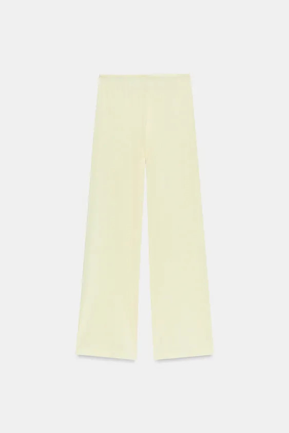 STRAIGHT-LEG FLOWING TROUSERS | Zara UK