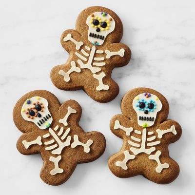 Day Of the Dead Gingerbread Man Cookies | Williams-Sonoma