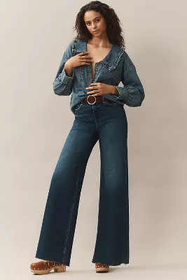 PAIGE Anessa High-Rise Wide-Leg Jeans | Anthropologie (US)