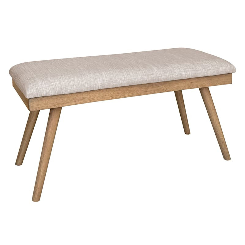 Brooks Wooden Bench, Brown | At Home