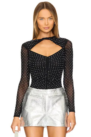 ASTR the Label Ancira Bodysuit in Black from Revolve.com | Revolve Clothing (Global)