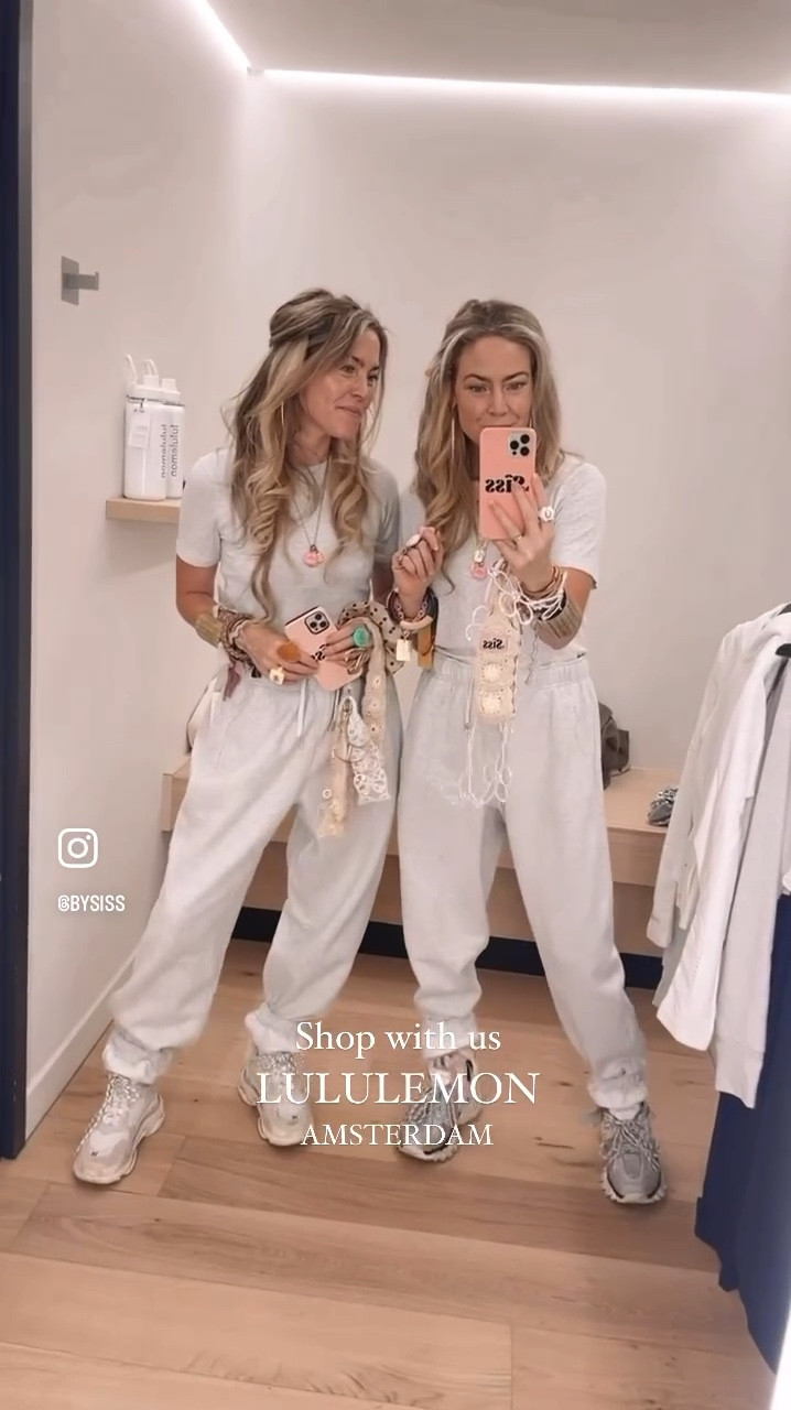 shop with us at Lululemon 💕💕found the most amazing jogger set (wearing size large in the joggers) medium in the top. The white tennis skirt is so cute wearing size small and it comes with a attached short:) the black leggings are so butter soft girls!! Wearing size medium and also in the bras 💕💕 enjoy shopping we linked all our faves fy xx 

#LTKStyleTip #LTKVideo #LTKU