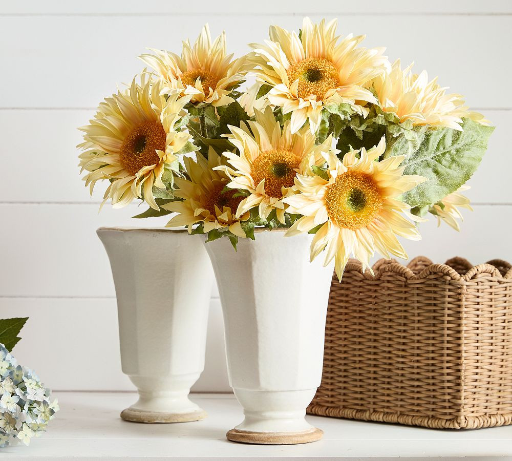 Ceramic Faceted Vase Collection | Pottery Barn (US)