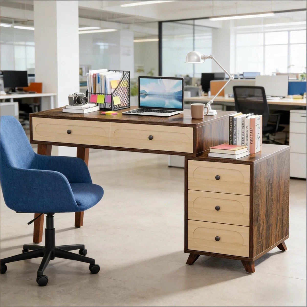 Wayfair Computer Desk With Drawers, Writing Table