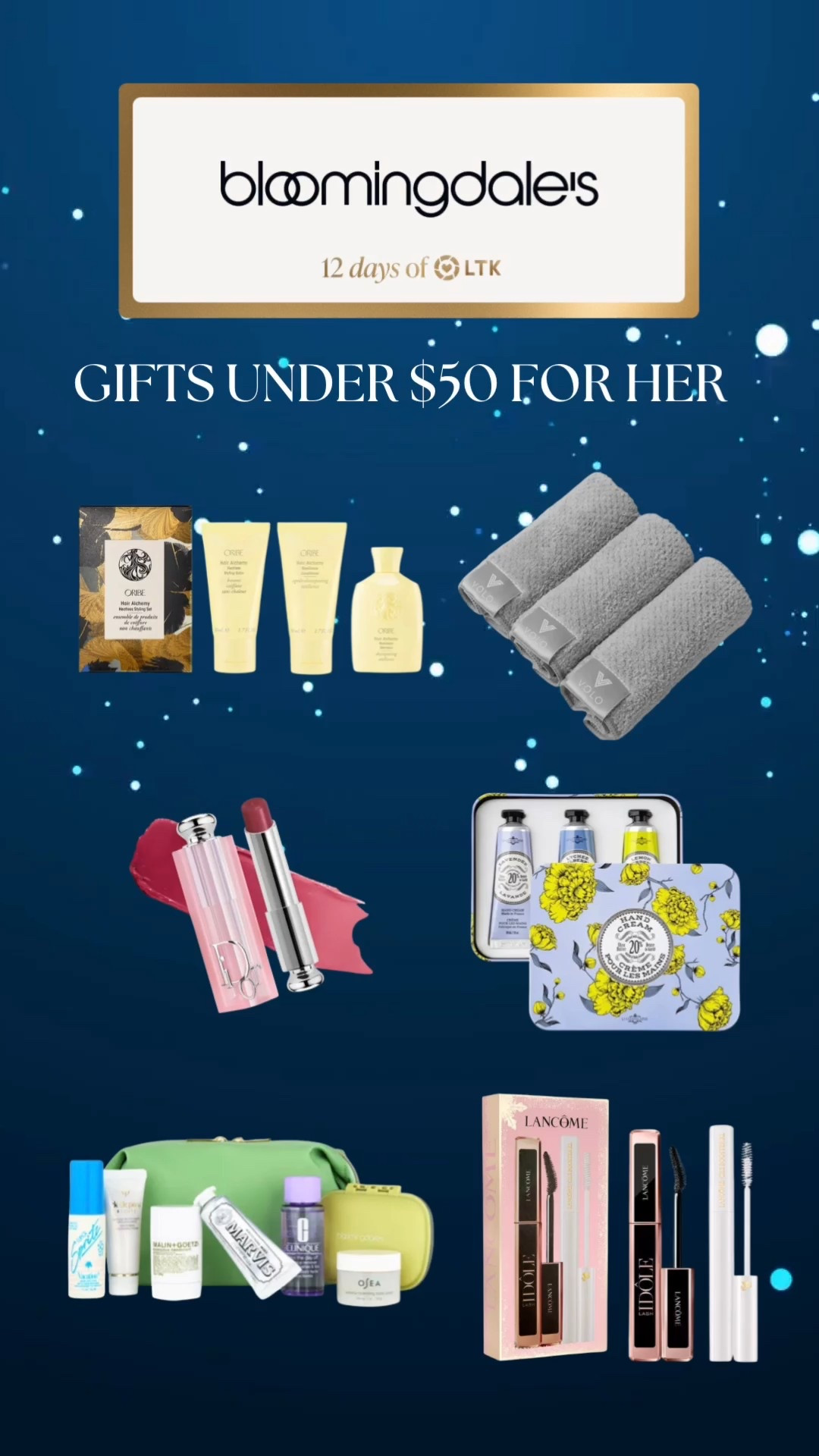 Under $50 gifts for her from Bloomingdale! 

#LTKFindsUnder50 #LTKHoliday #LTKGiftGuide