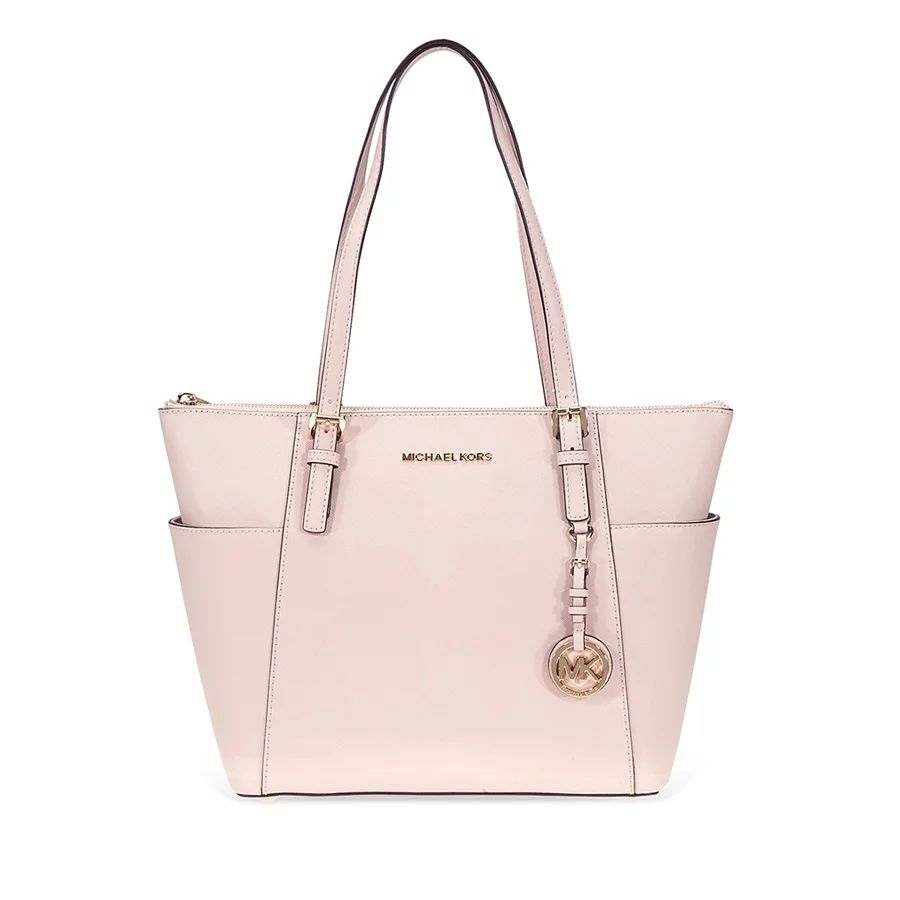 Michael Kors Jet Set Saffiano Leather Tote -Soft Pink - Walmart.com | Walmart (US)