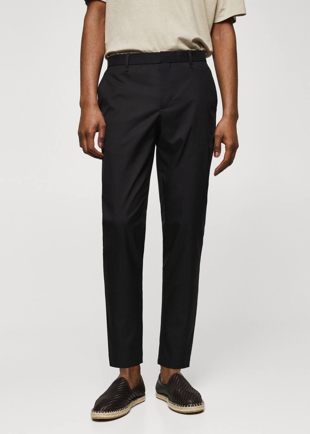Slim-fit cotton pants | MANGO (US)