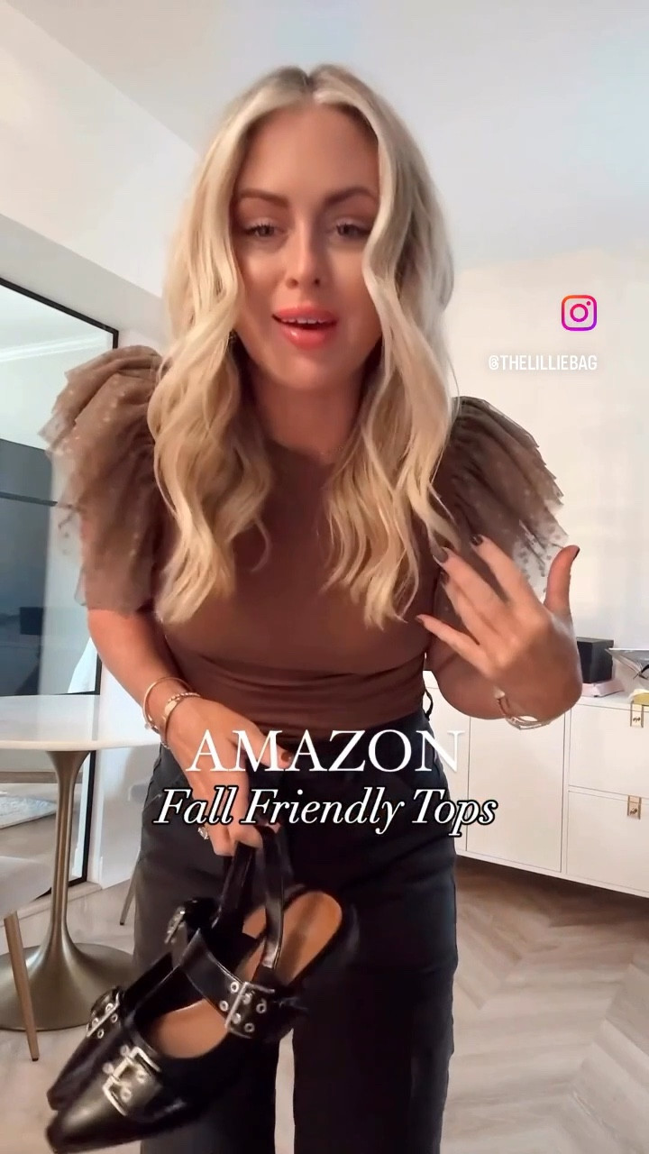 Outfit of the night! 🤎🔥
Amazon top comes in several colors! I did small. 
Pants: tts

Amazon fashion. Fall tops. Fall outfits. Fall outfit. Work outfit. Workwear. 

#LTKStyleTip #LTKWorkwear #LTKFindsUnder50