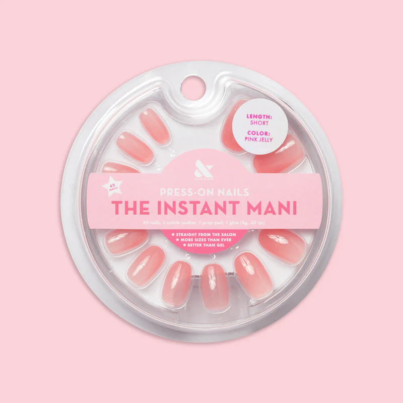 Pink Jelly - Press-On | Short | Round | Olive & June