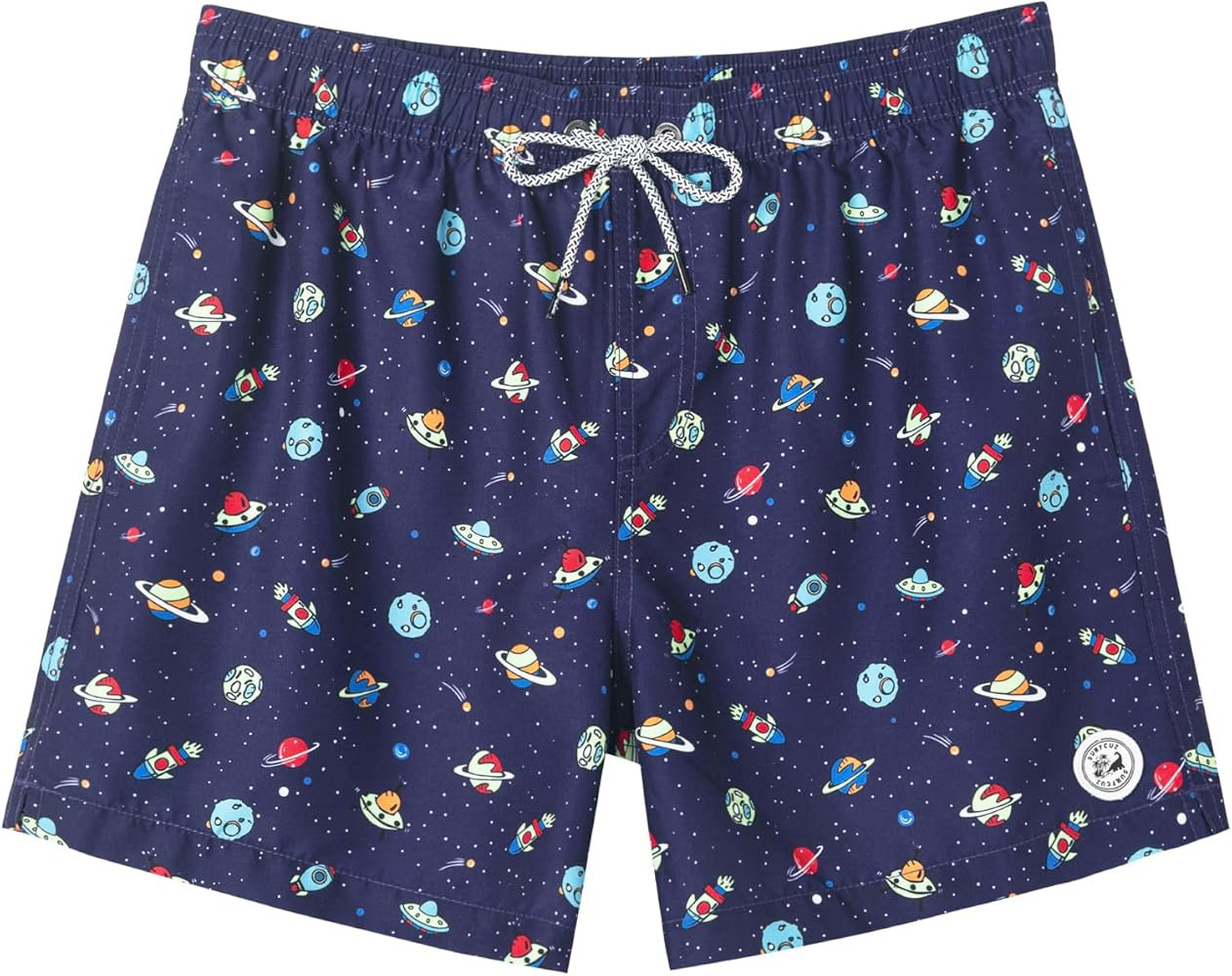 SURF CUZ Mens Swim Trunks 5 Inch Swim Shorts Quick Dry Bathing Suits for Men Beach Shorts Mesh Li... | Amazon (US)