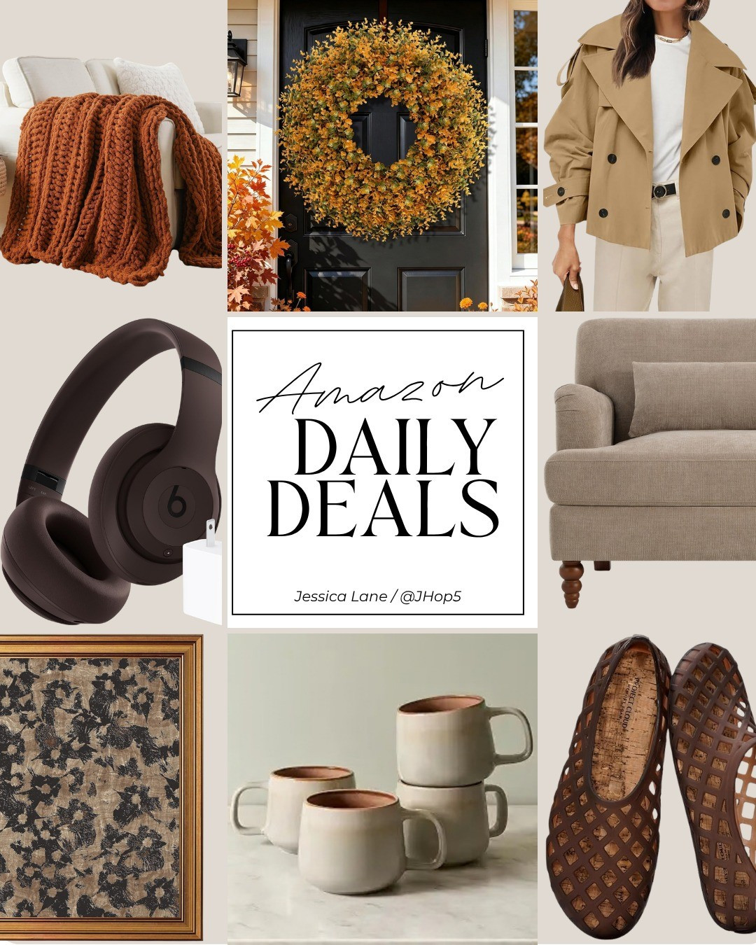 Cozy textures, fall layers, and everyday favorites in this Amazon daily deals mix. That chunky throw, neutral accent chair, and those earthy mugs are such pretty finds!#AmazonFinds #FallStyle #HomeDecor

#LTKHome #LTKSaleAlert #LTKSeasonal