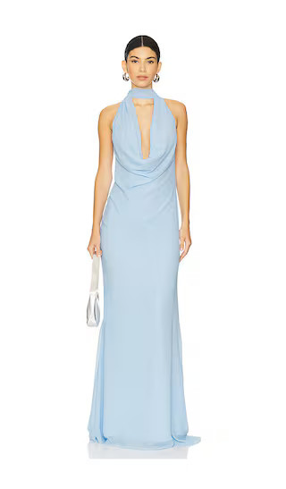 Lovers and Friends Gisele Gown in Blue. - size S | Revolve Clothing (Global)