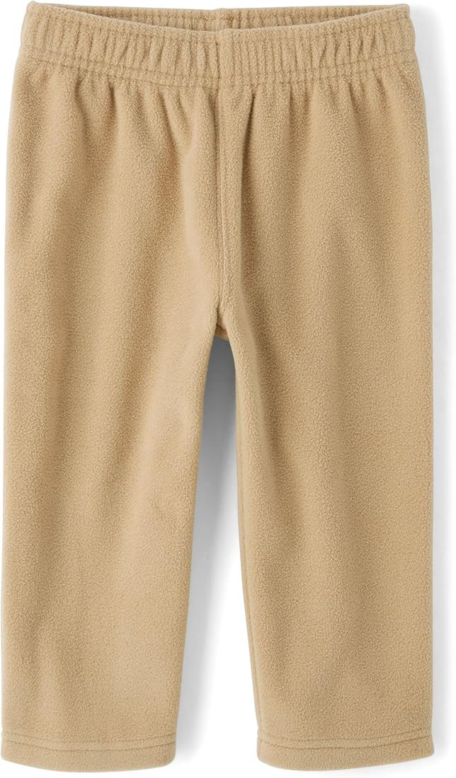 The Children's Place Baby Toddler Boys Warm Fleece Pull on Pants | Amazon (US)
