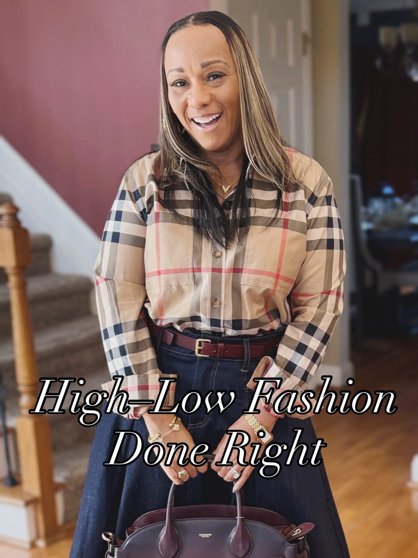 Mixing Burberry with @Zara  because luxury + budget-friendly pieces will always be my favorite formula.

Coach bag packed, coffee in hand, and multitasking my way into the day.

Go ahead and swipe — this look deserves a full moment! 

#HighLowFashion #BurberryStyle #ZaraOutfit #CoachBag #OOTDInspo #FallStyleEdit #ChicAndEffortless #StyleOver40 #FashionCreator #fallfashionfinds