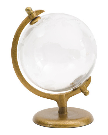 Metal Glass Globe | TJ Maxx