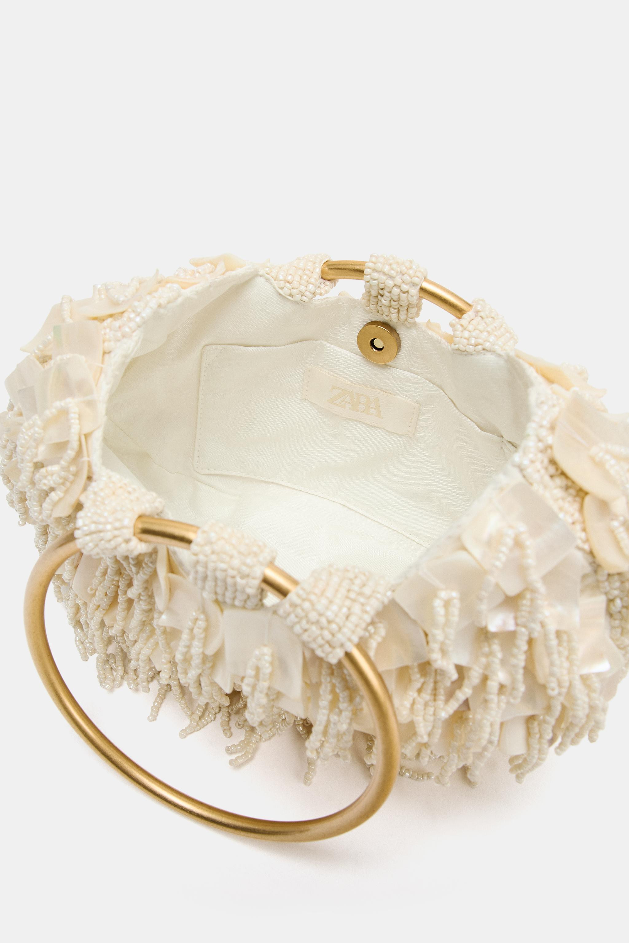 MOTHER-OF-PEARL EFFECT BUCKET BAG | Zara UK