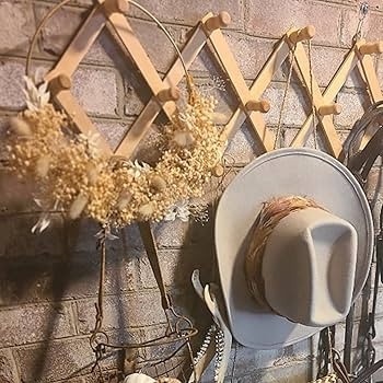 MagicDecor Small Wreaths for Indoor Farmhouse Decor. 13" Handmade Natural Hoop Wreath for Baby Ro... | Amazon (US)
