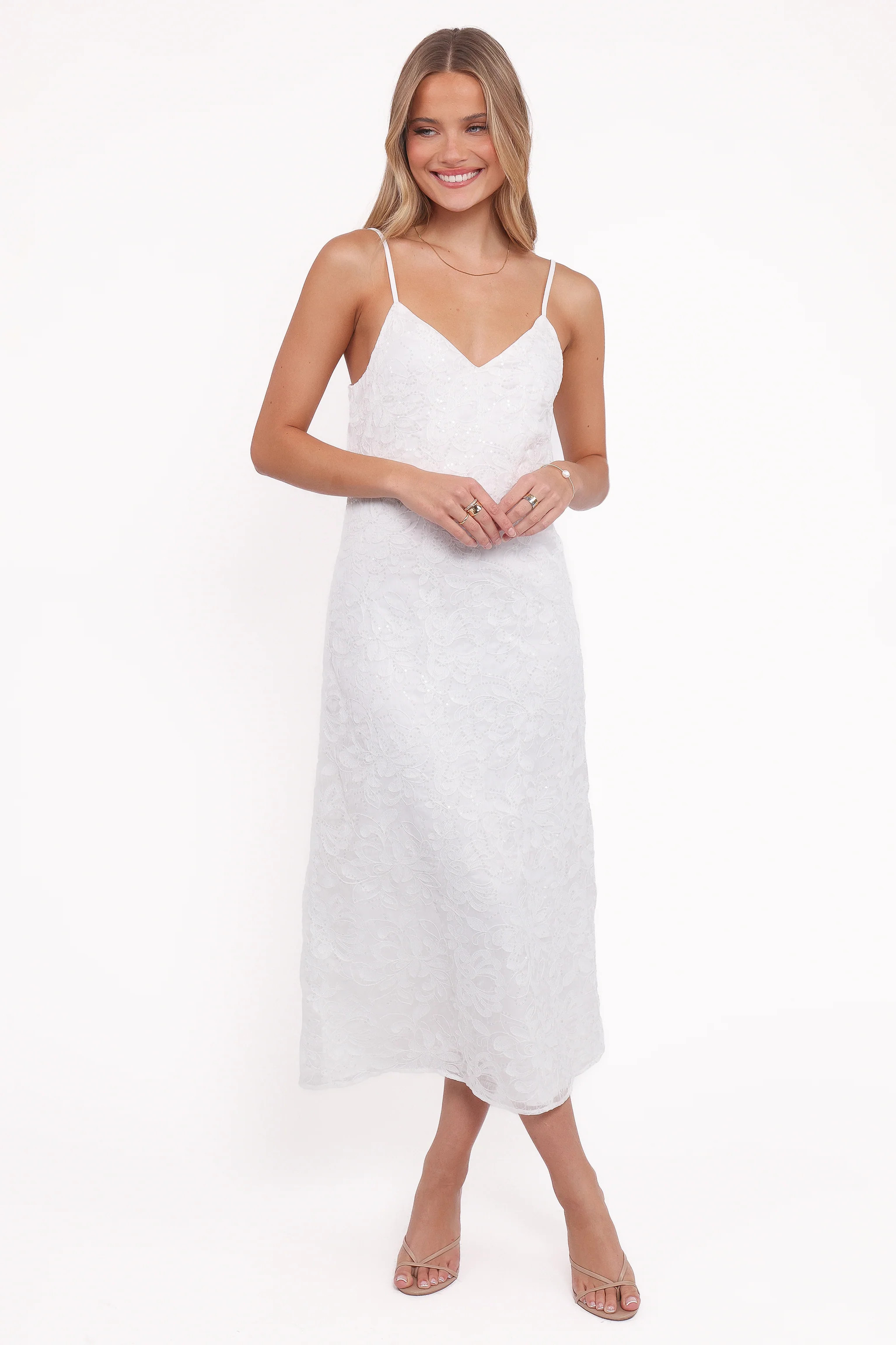 Saoirse Maxi Dress - White | Petal & Pup (US)