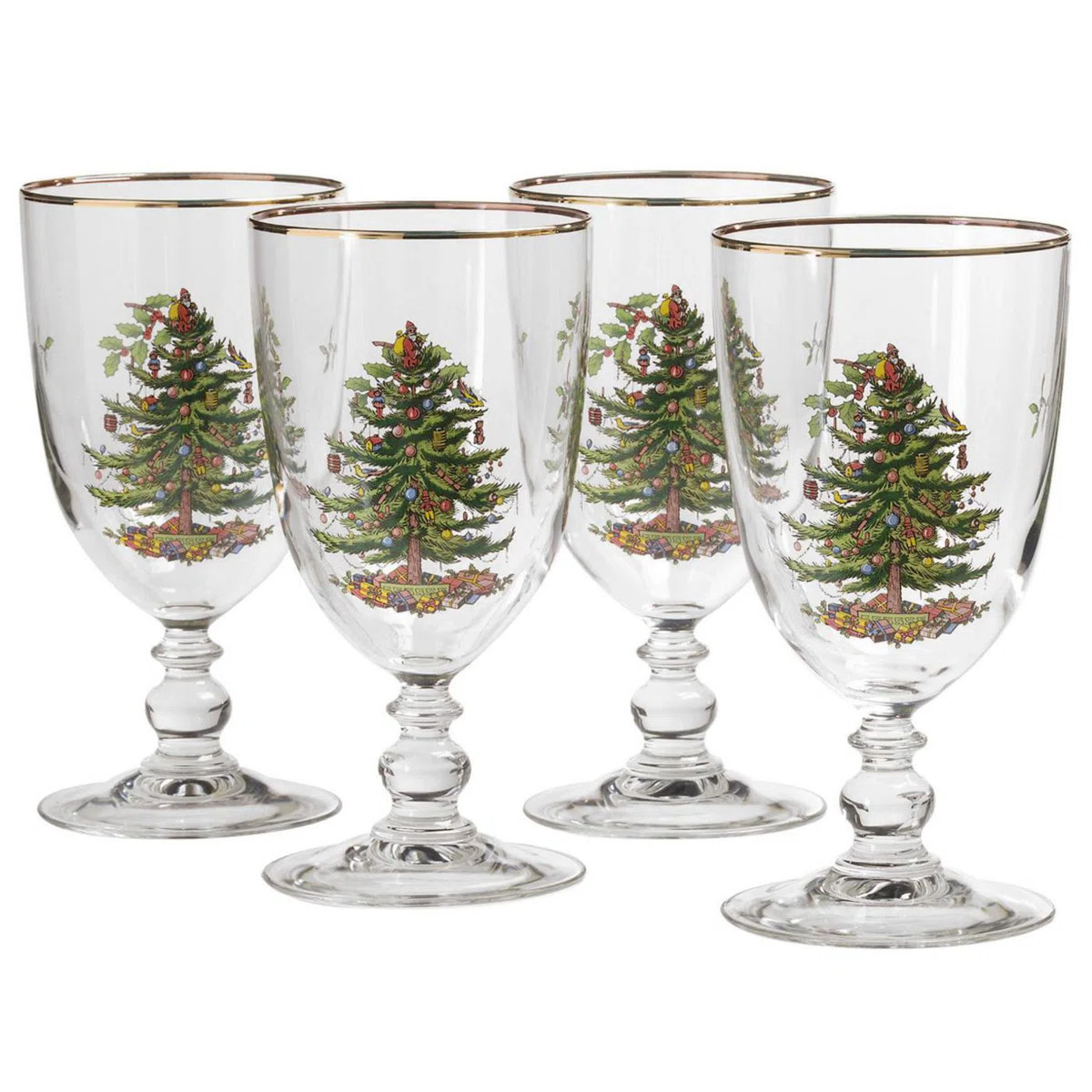 16 Oz Pedestal Goblets, Set of 4 (Set of 4) | Wayfair North America