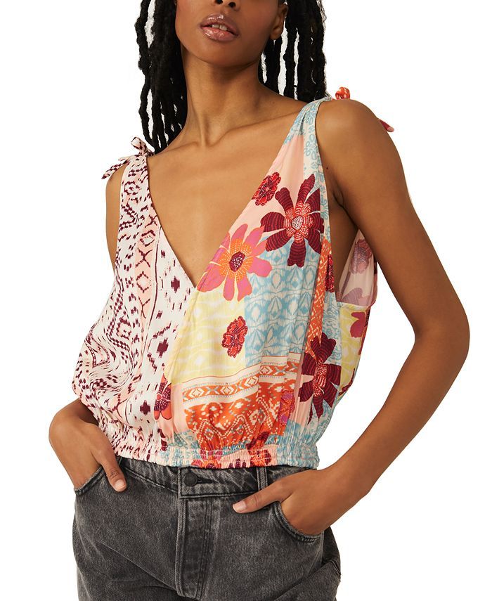 Tied To You Printed Tank Top | Macys (US)