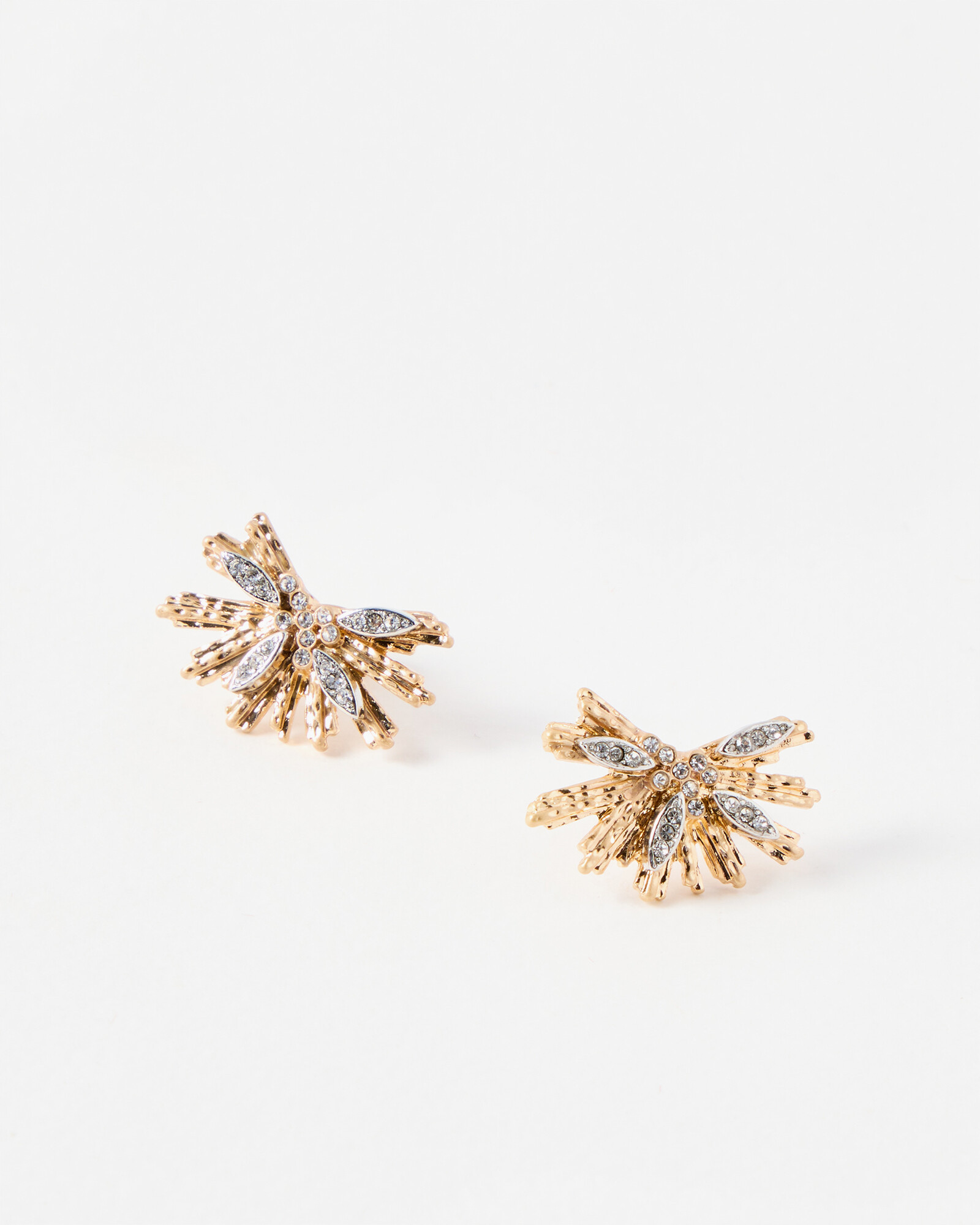 Leonora Starburst Stone Detail Stud Earrings | Oliver Bonas | Oliver Bonas (Global)