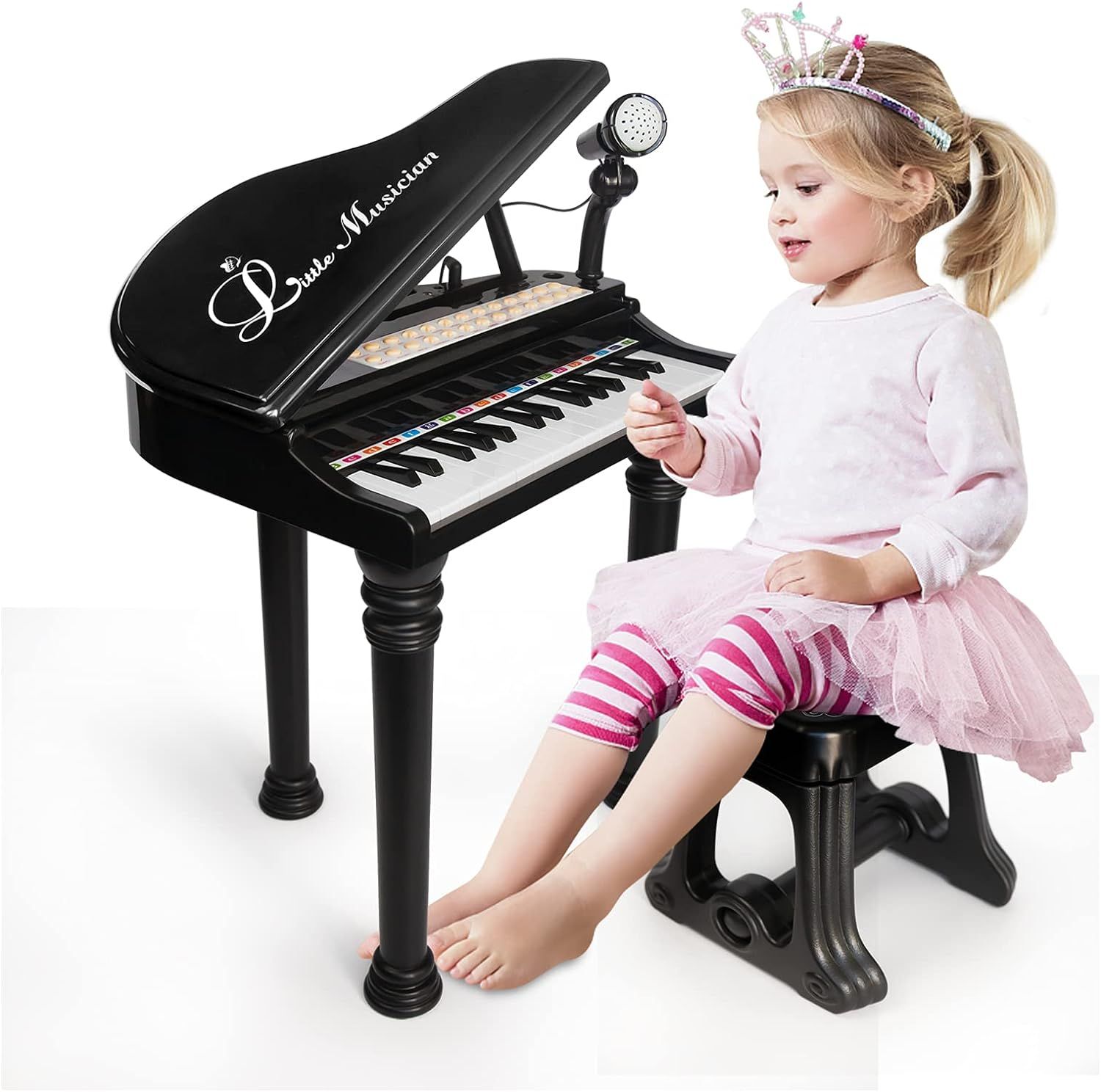 Love&Mini Piano Toy Keyboard 31 Keys for Toddler 3 4 5 Years Old - Birthday Gift Music Instrument... | Amazon (US)