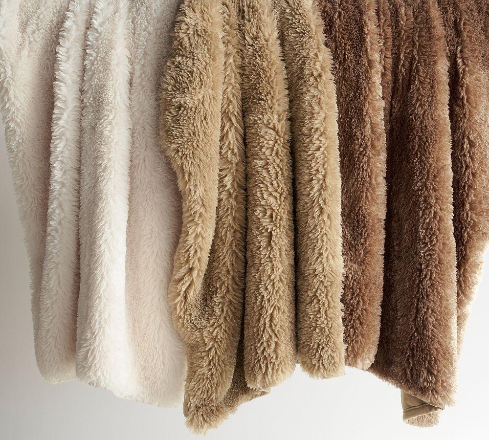 Dream Faux Fur Throw | Pottery Barn (US)