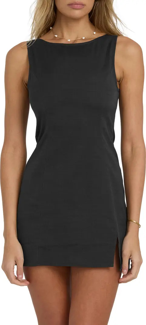Your Time Cotton Blend Sheath Minidress | Nordstrom