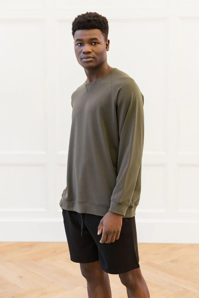 Men's Ultra-Soft Bamboo Pullover Crew | Cozy Earth