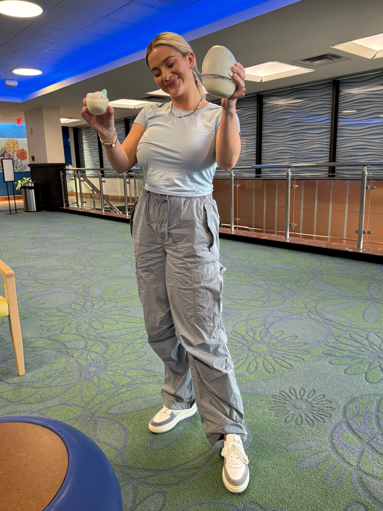 Today’s comfy trendy outfit from aritzia. Wearing a M pant and L top. Elvie breast pump on major sale 

#LTKBump #LTKSaleAlert #LTKStyleTip