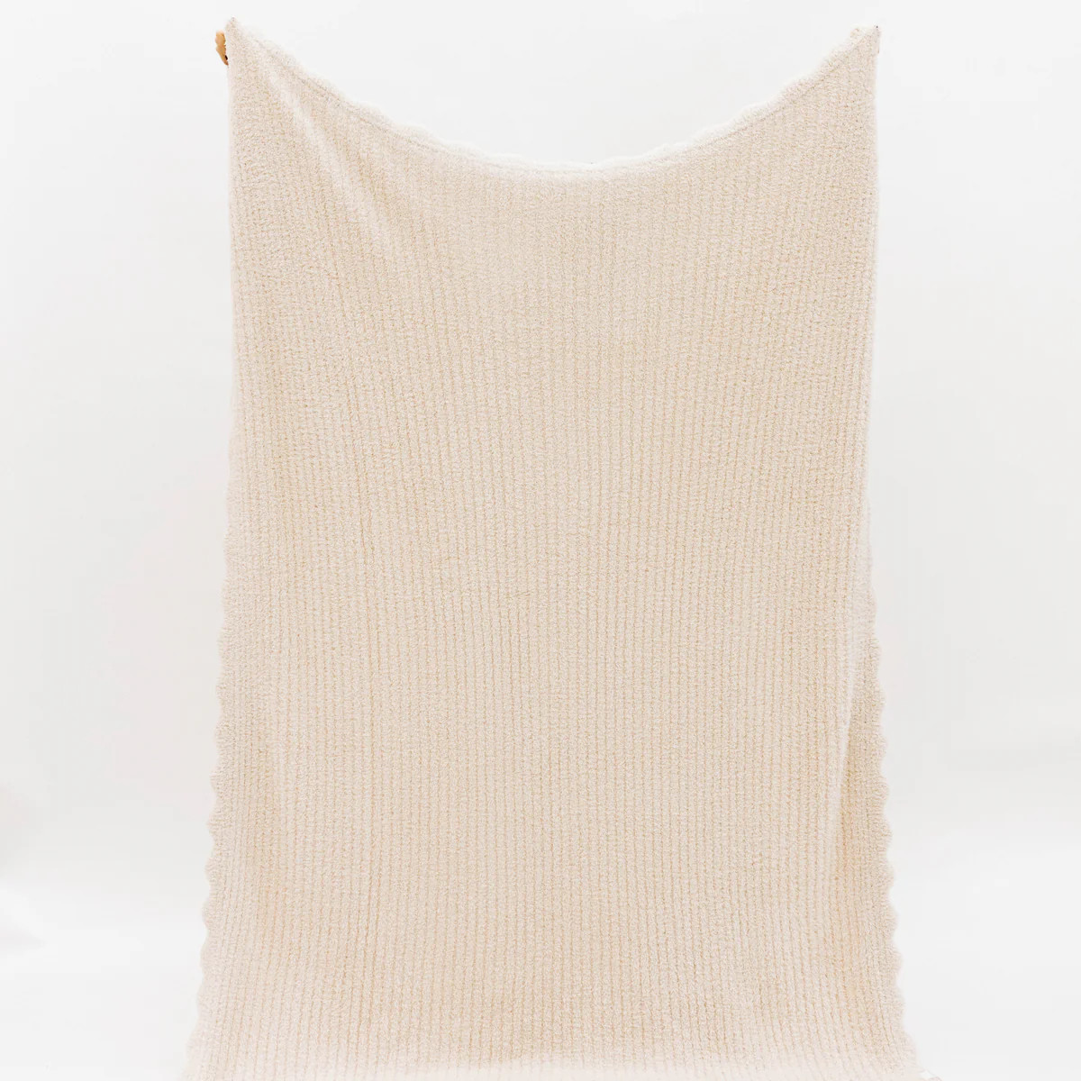 Scallop Sand Ribbed Blanket (60*80) | Staykation