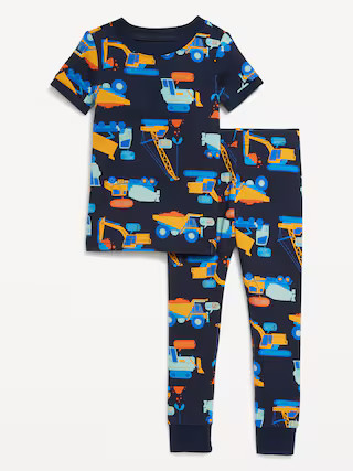 Unisex Snug-Fit Printed Pajama Set for Toddler & Baby | Old Navy (US)
