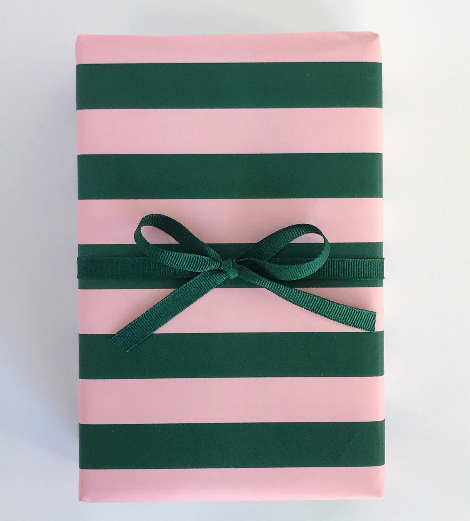 Wrapping Paper: Forest and Blush Cafe Stripe gift Wrap, Birthday, Holiday, Christmas - Etsy | Etsy (US)