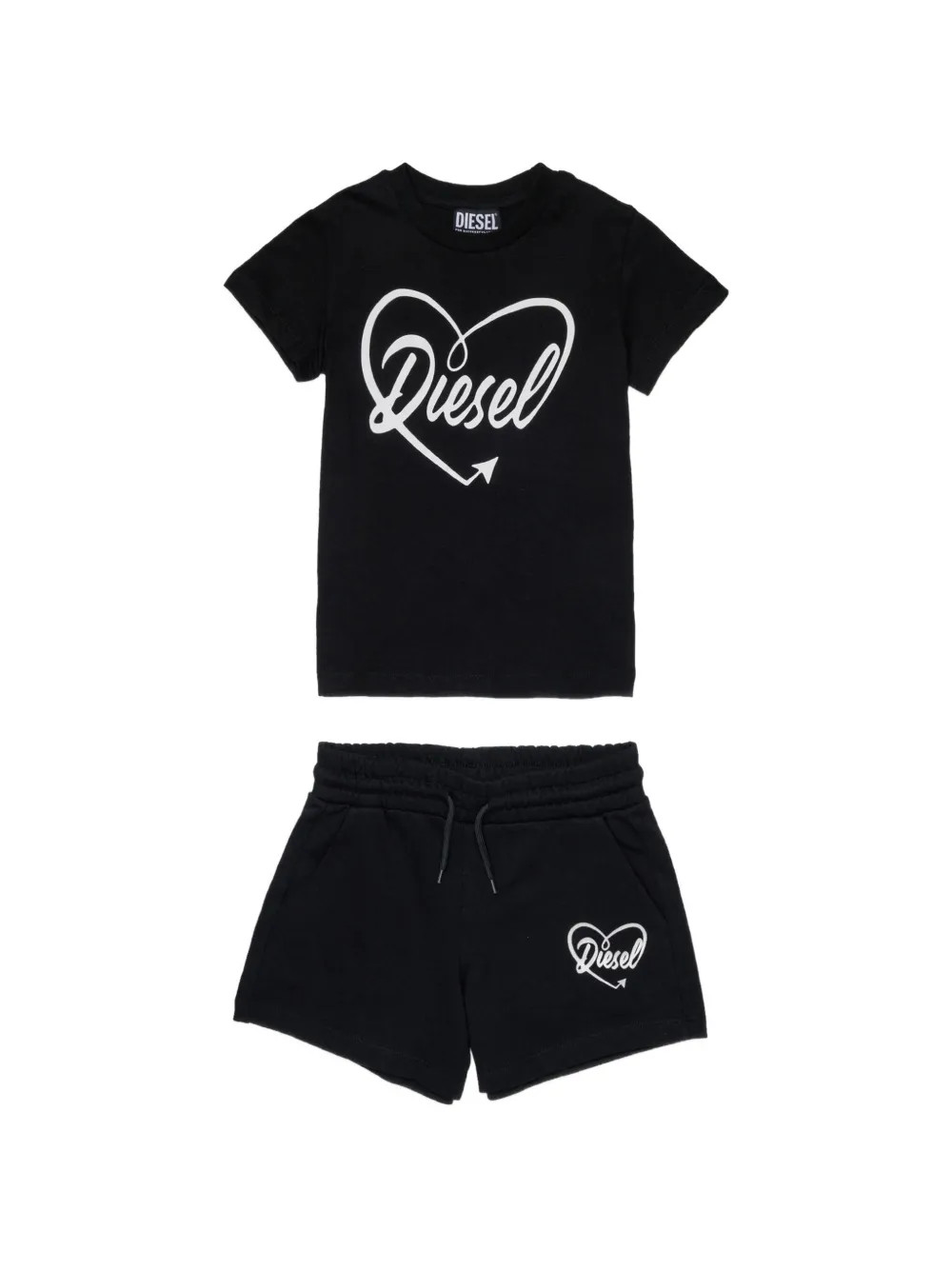 Diesel Kids Jheaop shorts set - Black | Farfetch Global