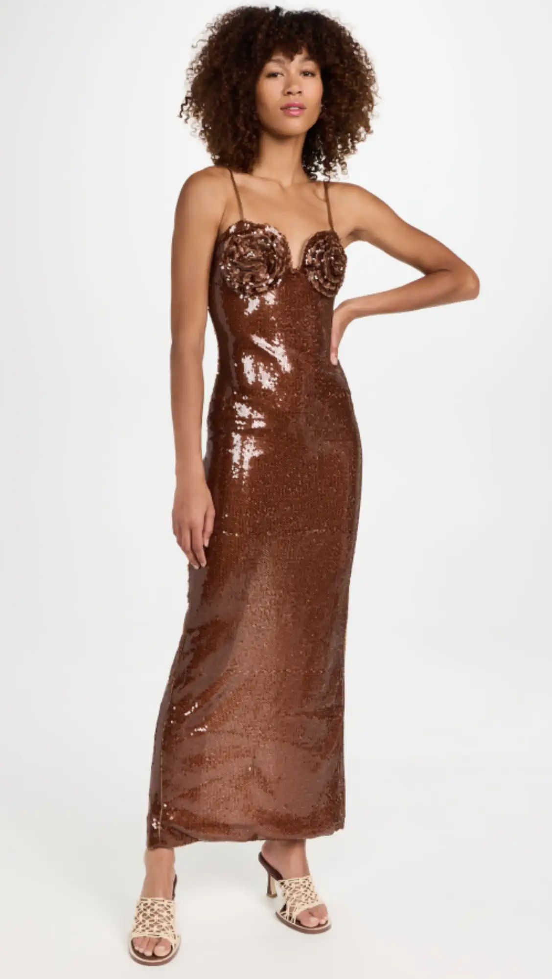 Sequins Rosette Dress | Shopbop