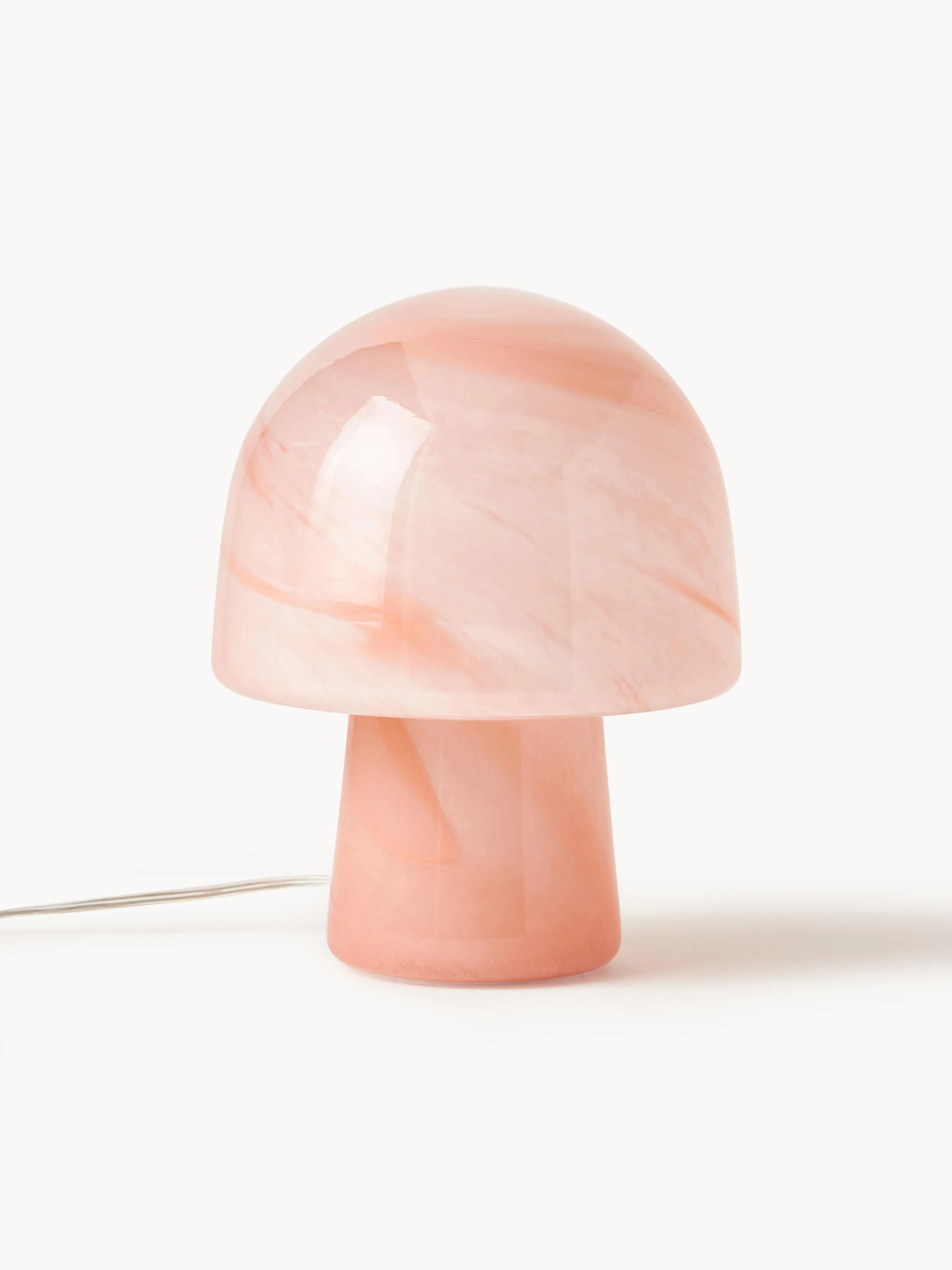 Kleine Tischlampe Talia in Marmor-Optik | Westwing EU